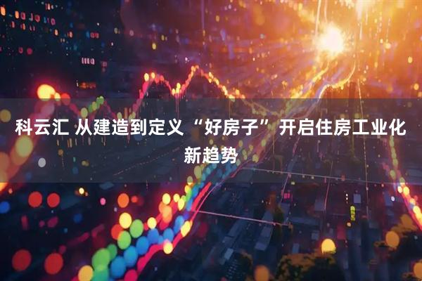 科云汇 从建造到定义 “好房子” 开启住房工业化新趋势