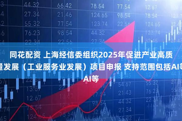 同花配资 上海经信委组织2025年促进产业高质量发展（工业服务业发展）项目申报 支持范围包括AI等