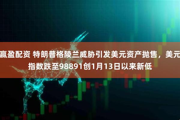 赢盈配资 特朗普格陵兰威胁引发美元资产抛售,美元指数跌至98891创1月13日以来新低