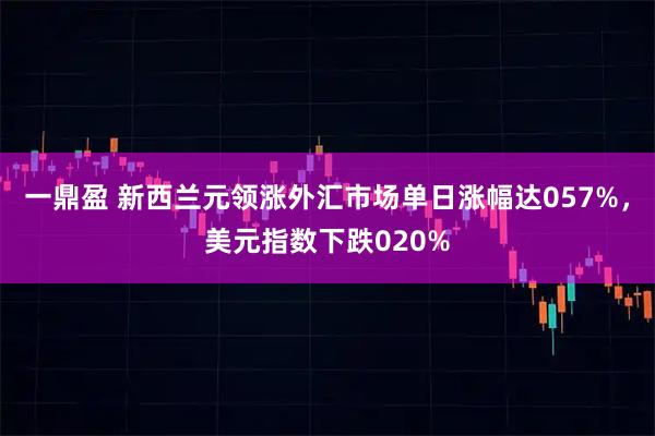 一鼎盈 新西兰元领涨外汇市场单日涨幅达057%，美元指数下跌020%